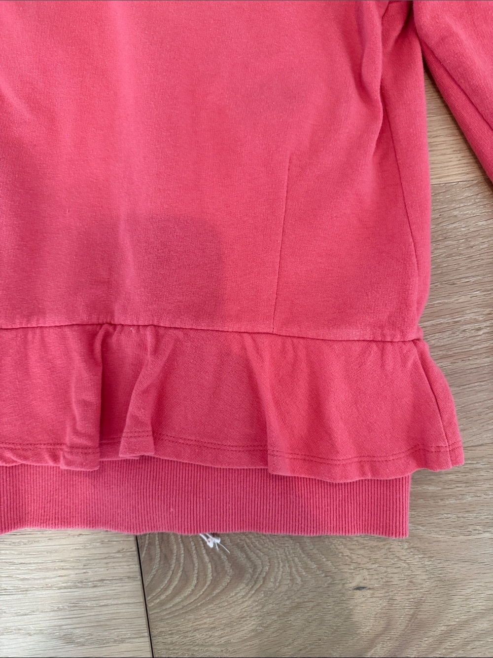Anthropologie Coral Women’s Hooded Zip Jacket with Ruffle Hem size s - Picture 13 of 14